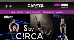 Desktop Screenshot of capitoltheatre.org